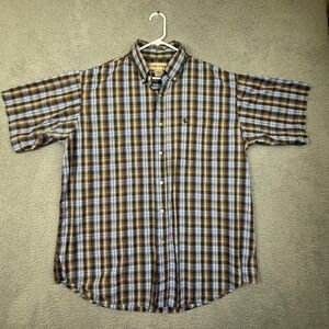 Cody James Mens‎ XL Plaid Short Sleeve Button Up Casual Shirt